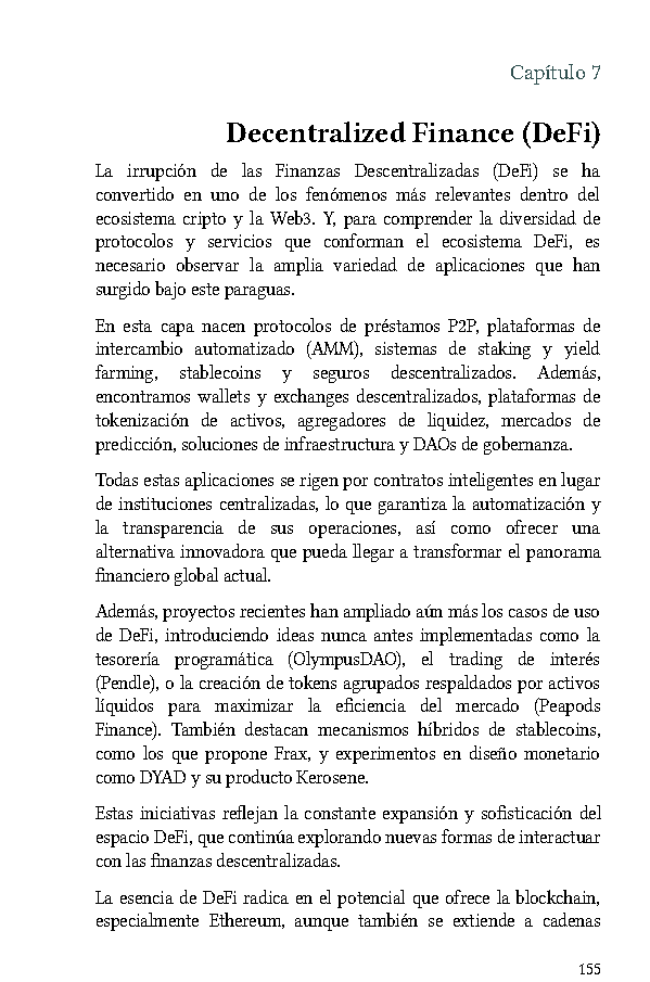 Vista del capítulo: DeFi